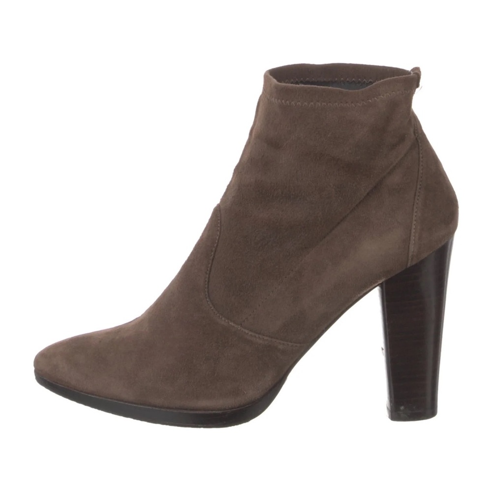 Stuart Weitzman Taupe Ankle Booties
